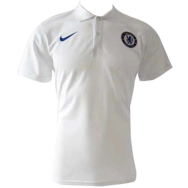 Polo Chelsea 2019/20 Blanco Azul